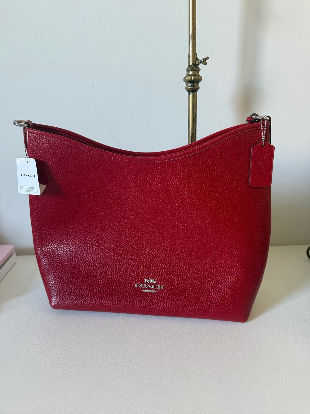 Coach Laurel Large Shoulder Bag Red NWT